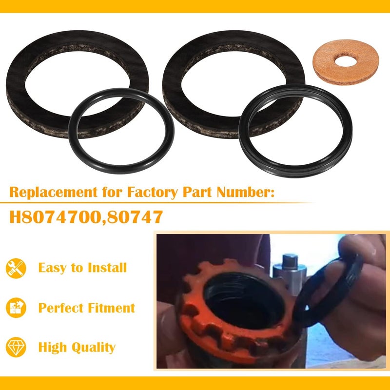 Deargooday Seal Replacement Repair Rebuild Kit for Floor Jack Hein Werner WS Model 1-1/2 Ton (16PCS) - Image 4
