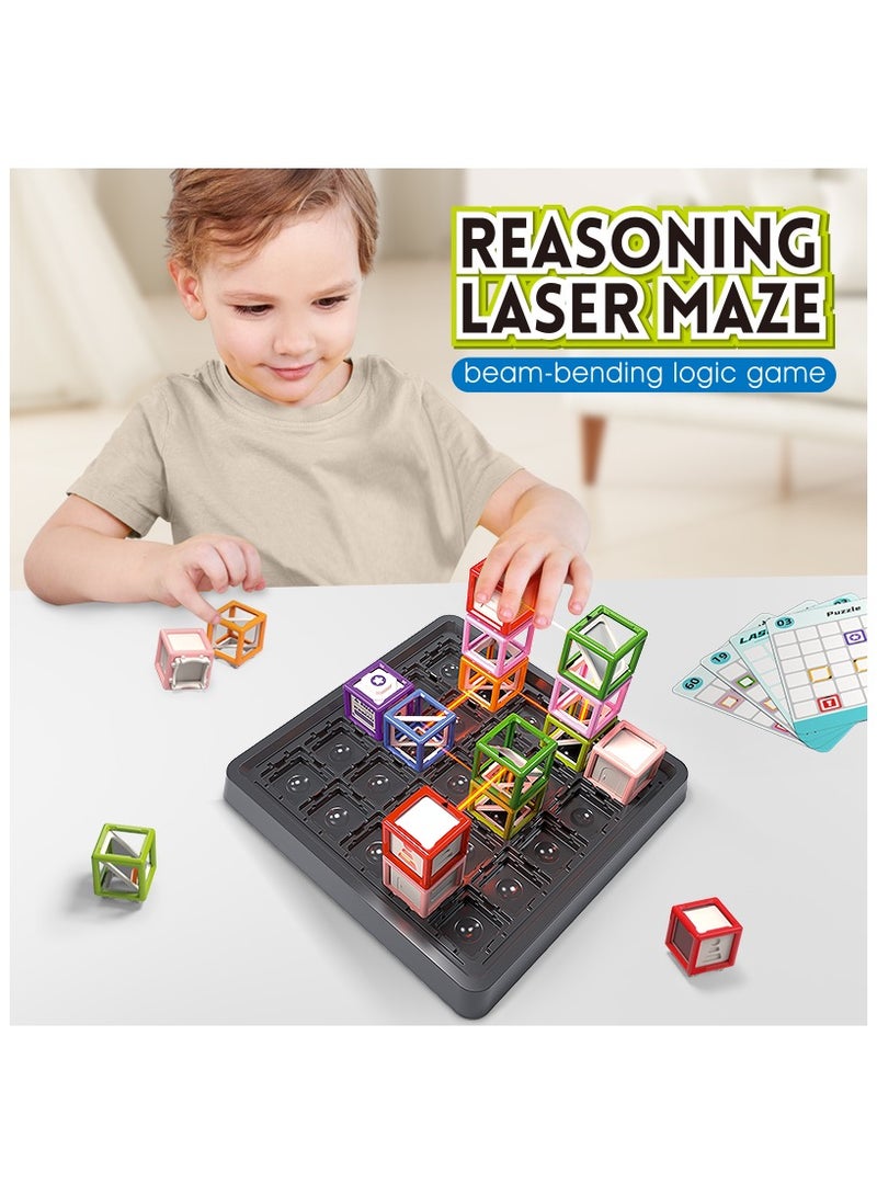 Jiabaile Reasoning Laser Maze, Ultimate STEM Toy , Logic Game with 60+ Challenges, Perfect Cultivate Spatial Planning & Scientific Exploration  - Image 1