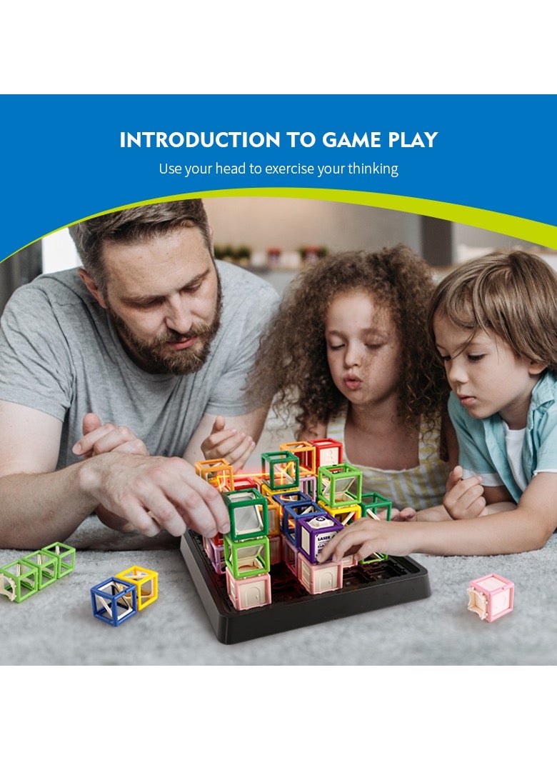 Jiabaile Reasoning Laser Maze, Ultimate STEM Toy , Logic Game with 60+ Challenges, Perfect Cultivate Spatial Planning & Scientific Exploration  - Image 4