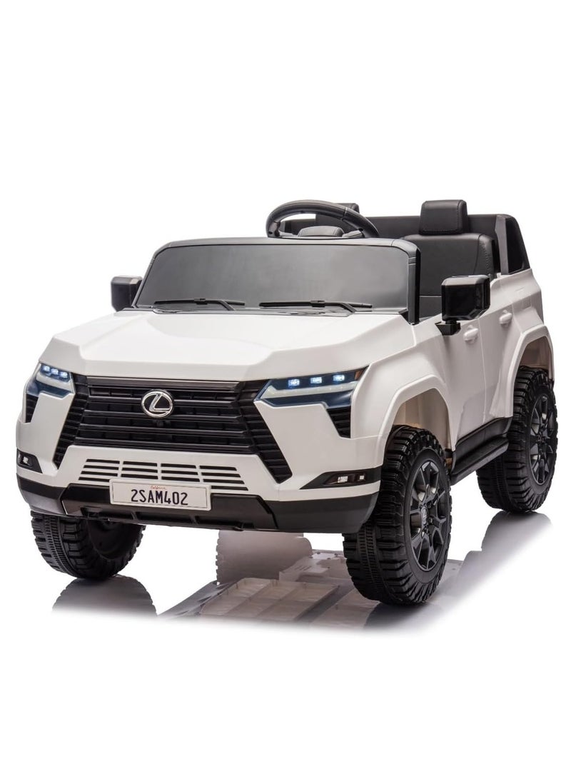 Lexus GX550 Electric Ride On Car - White - Image 1