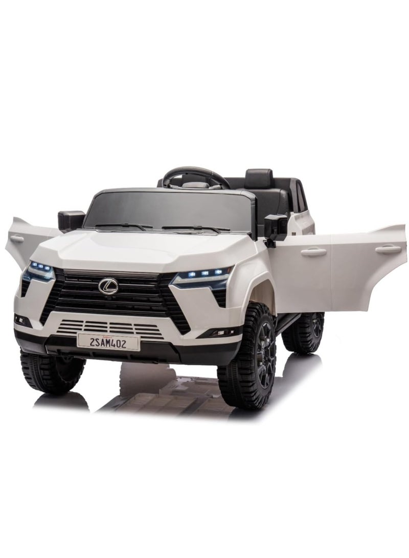Lexus GX550 Electric Ride On Car - White - Image 2