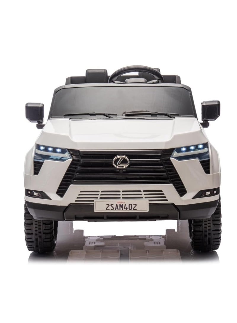 Lexus GX550 Electric Ride On Car - White - Image 3