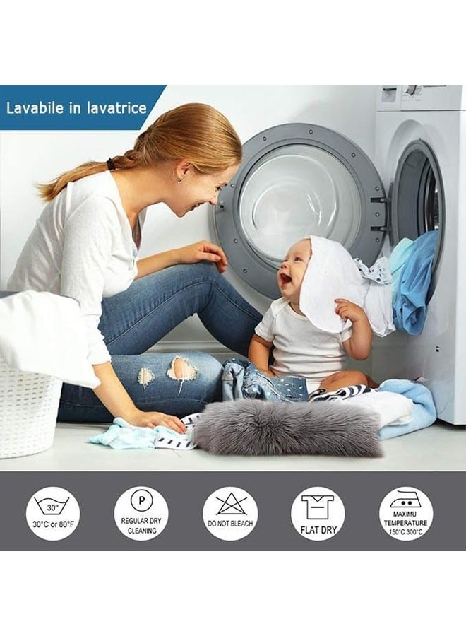 عام غطاء أريكة |غطاء كرسي، غطاء أثاث غرفة المعيشة |غطاء كراسي باتTub الحديثة|غطاء ذراع واحد قابل للتمدد من خيوط الجاكارد الصوفية (رمادي فاتح). - Image 5