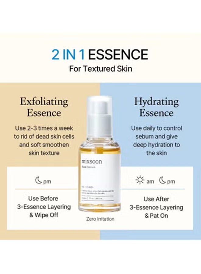 mixsoon Essence Exfoliating Hydrating Korean Skin Care Glass skin Hyaluronic Acid Serum - Image 3