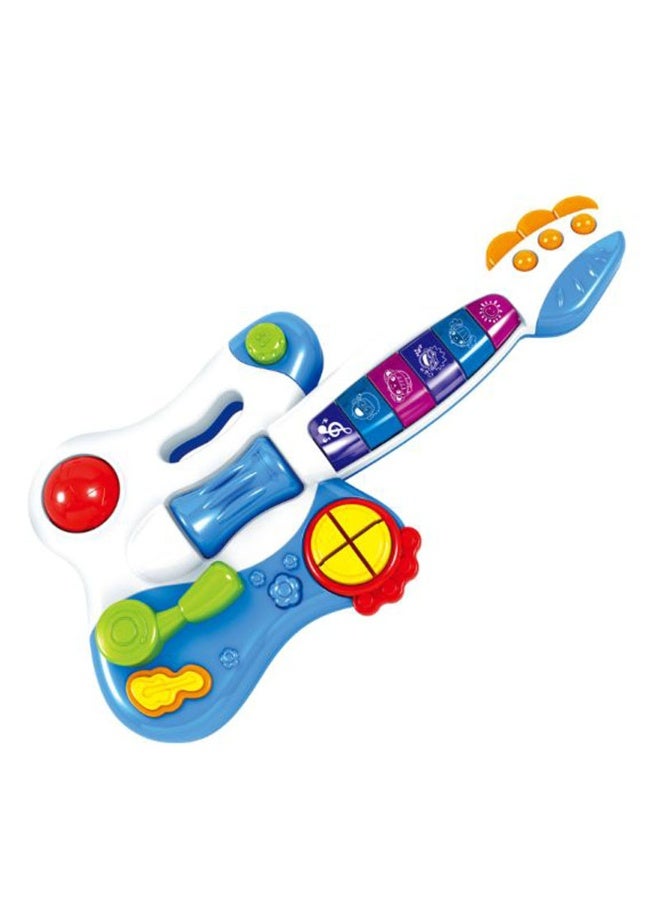 هوانجر لعبة غيتار ديناميكية للأطفال - أزرق - Image 1