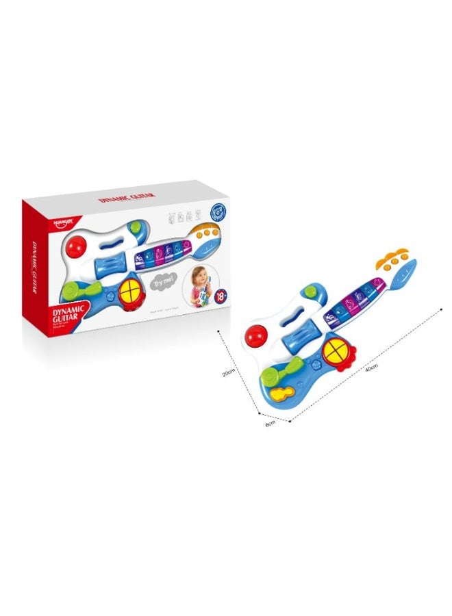 هوانجر لعبة غيتار ديناميكية للأطفال - أزرق - Image 3
