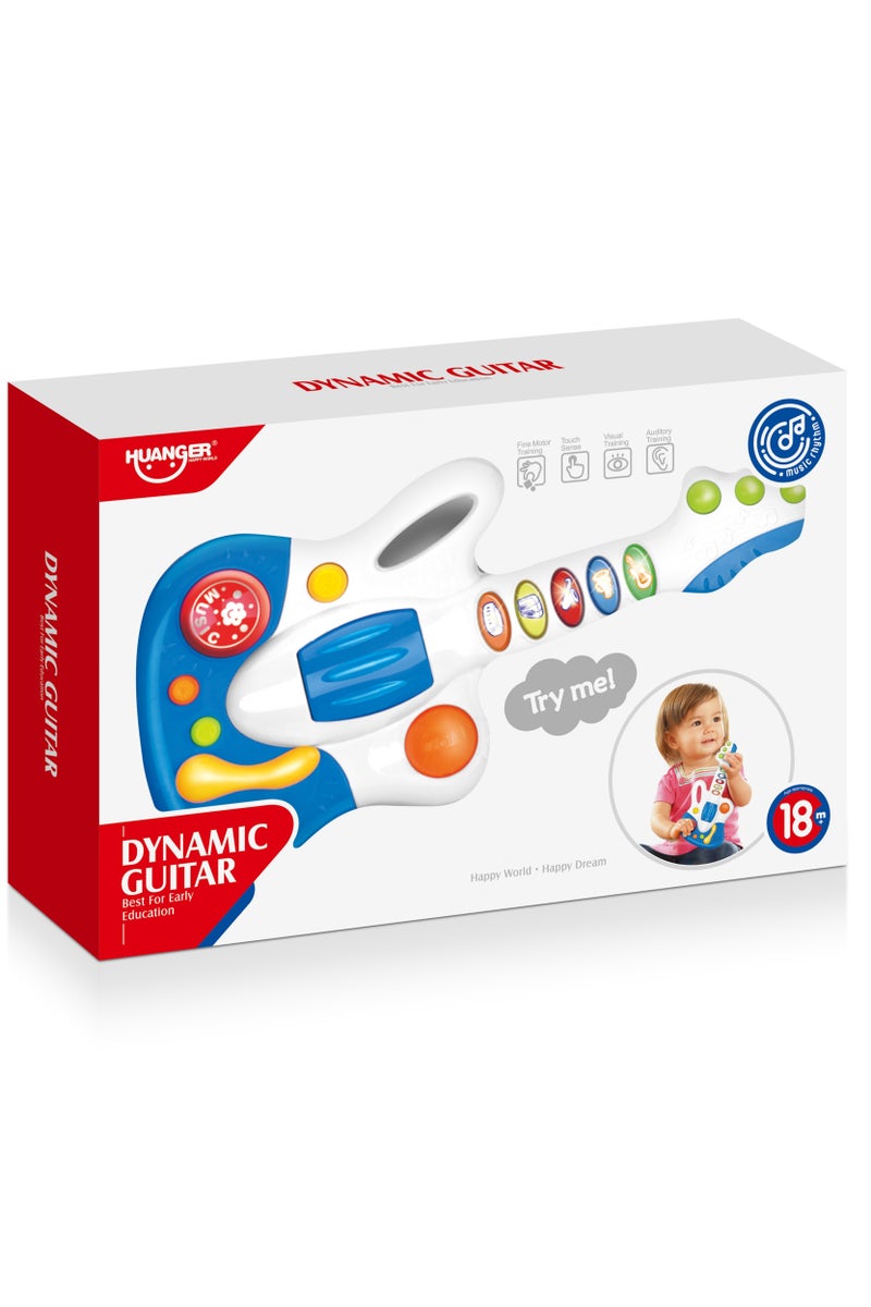 هوانجر لعبة غيتار ديناميكية للأطفال - أزرق - Image 2