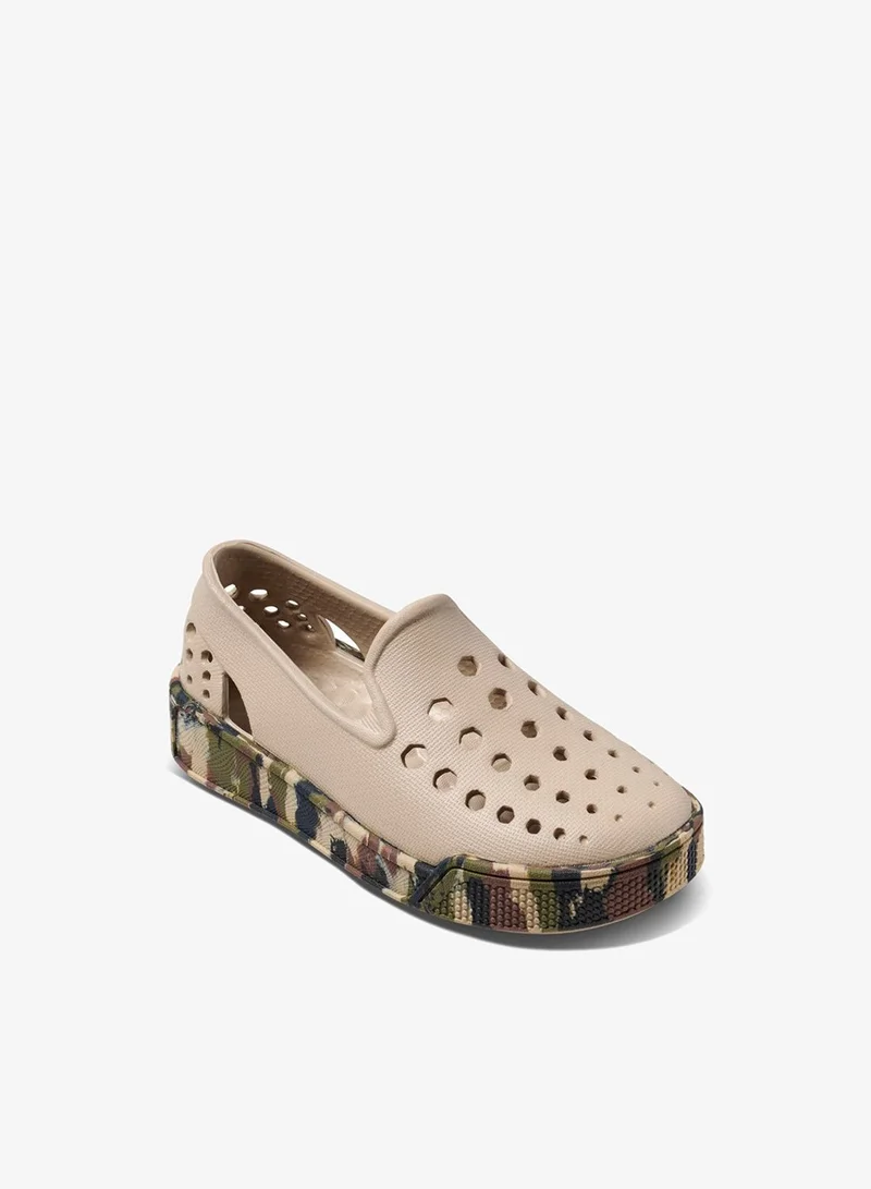 Joybees Solid Driftwood/Camo Boys Skate Sneaker for Men | Best Price UAE