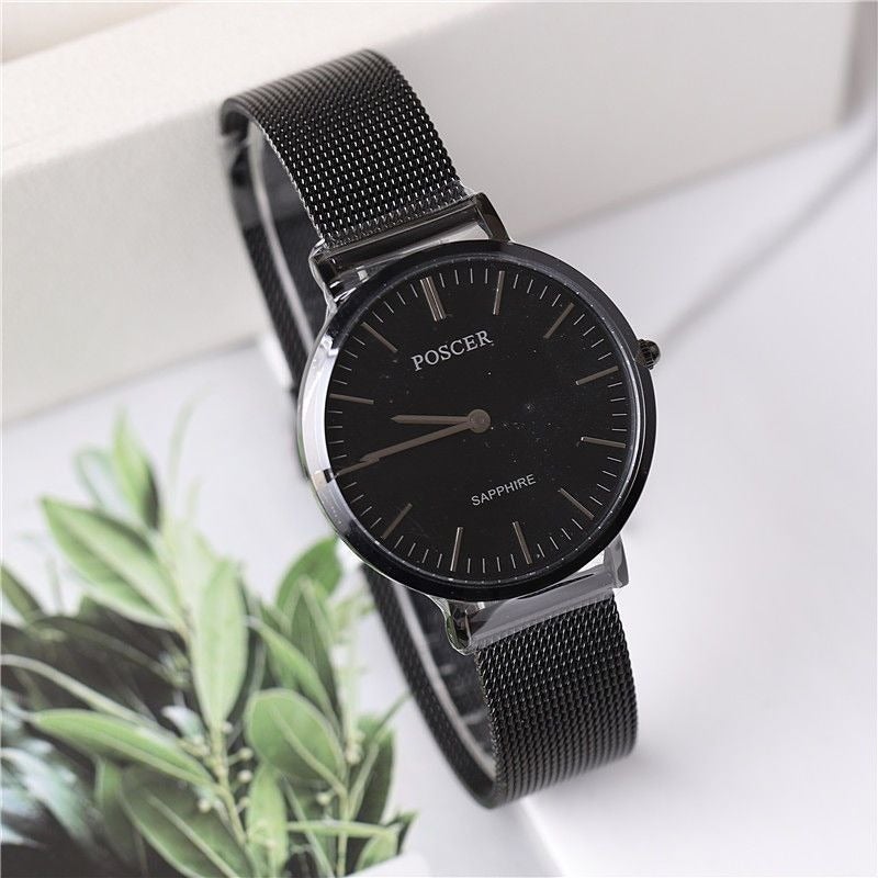 Porsche watch, women's watch, men's watch, simple quartz watch, ultra-thin couple's watch, Porsche 8260 - Image 1