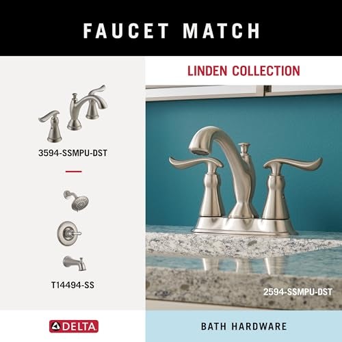 DELTA FAUCET Rubber Limited 79450-SS Linden Wall Mount Pivot Arm Toilet Paper Holder Bath Hardware Accessory in Stainless Steel - Image 5