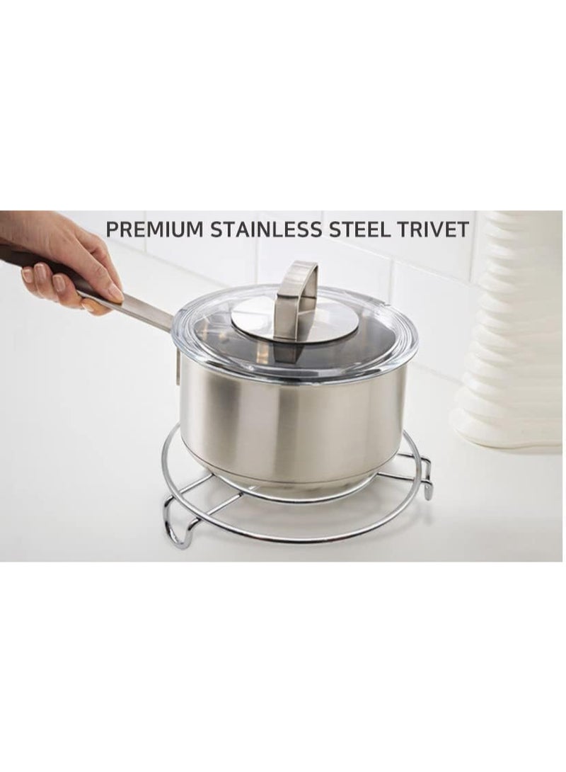 حامل أواني ساخنة ستانلس ستيل - لون أسود - Image 2