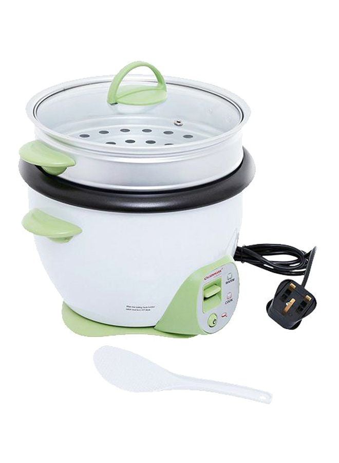 Olsenmark Electric Rice And Curry Cooker 1.8 L 650 W OMRC2117N White/Green/Clear - Image 3