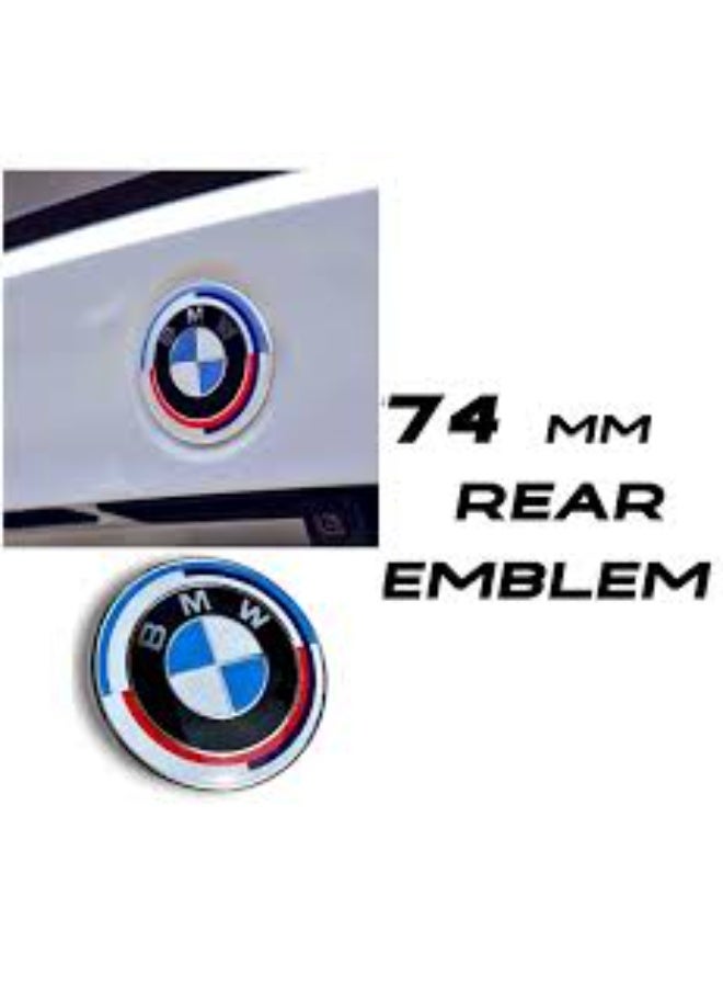 بي إم دبليو علامة شعار BMW الخلفية 74mm - Image 3