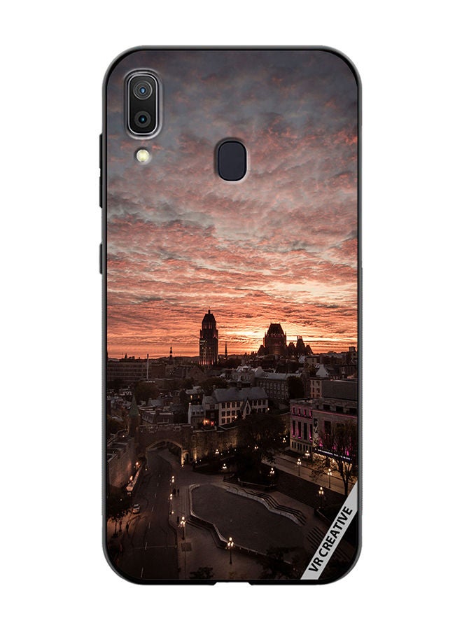 VR CREATIVE Protective Case Cover For Samsung Galaxy A30 Quebec City Design Multicolour - Image 1