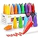 JUPITEARTH 24 Colors Crayons for Toddlers NonToxic Washable Rocket Crayons EasytoHold Coloring Gifts MessFree Art Supplies for Little Hands - Image 3