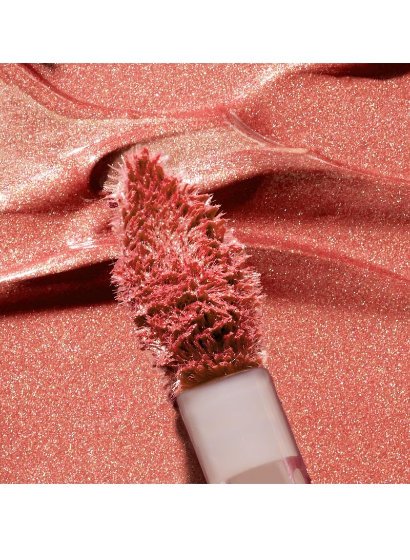 LAURA GELLER Chromatic Water Lip Tint Holographic Lip Color Water Based Formula to Hydrate Dry Lips Crème Brulee - Image 2