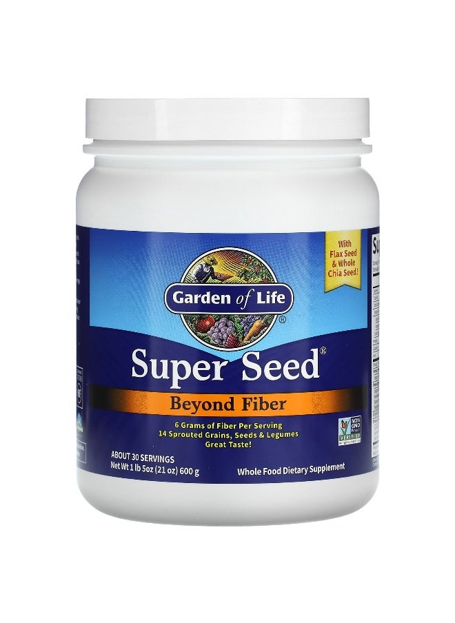 Garden of Life Garden of Life, Super Seed, Beyond Fiber, 1 lb 5 oz (600 g)  - Image 1