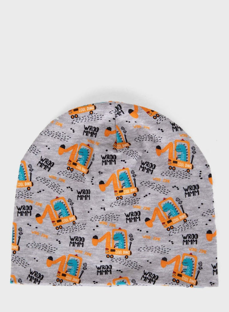 DeFacto Kids Printed Beanie  - Image 1