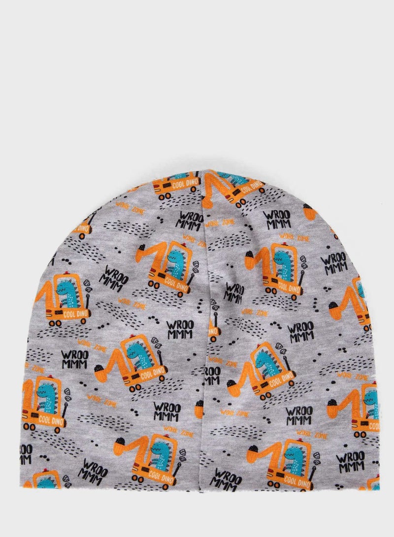 DeFacto Kids Printed Beanie  - Image 2