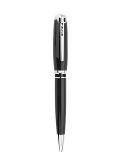 POLICE Police Cooper Black & Silver Stainless Steel Extra Fine Drill Ballpoint Pen  - Image 1