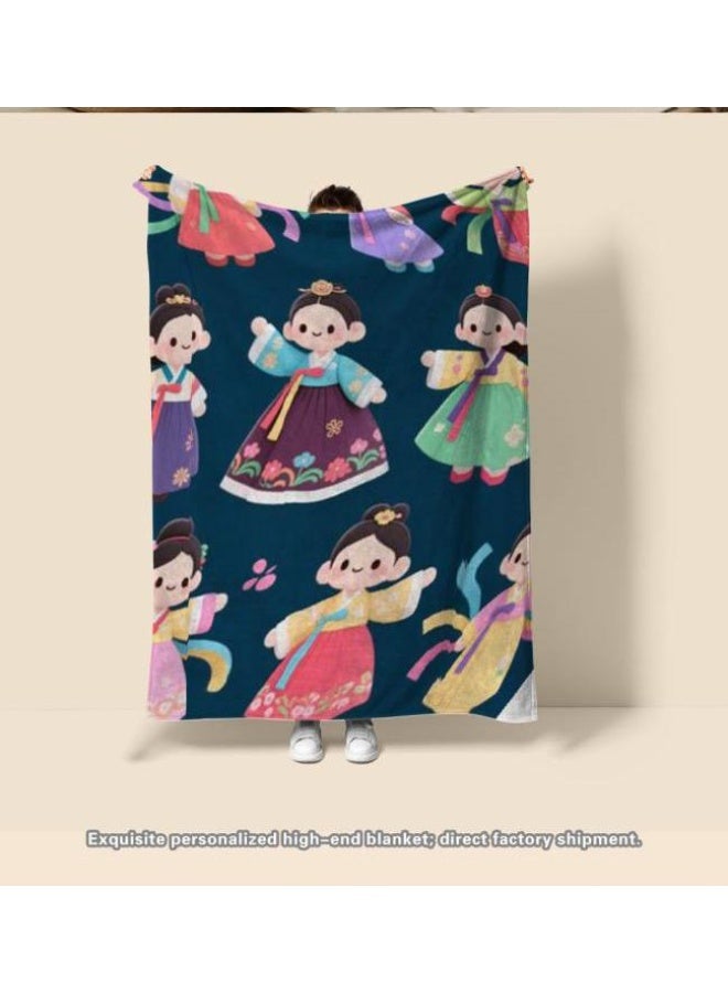 general Children's or student cartoon flannel thin blanket (warm and comfortable, suitable for sleep, games) 100cm*150cm - Image 1