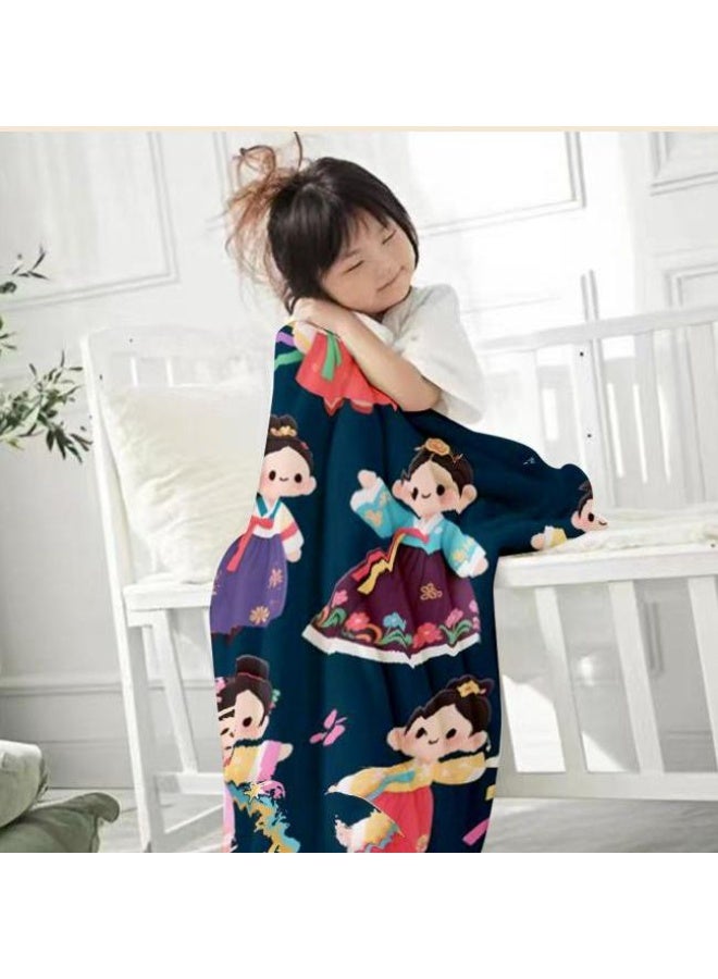 general Children's or student cartoon flannel thin blanket (warm and comfortable, suitable for sleep, games) 100cm*150cm - Image 3