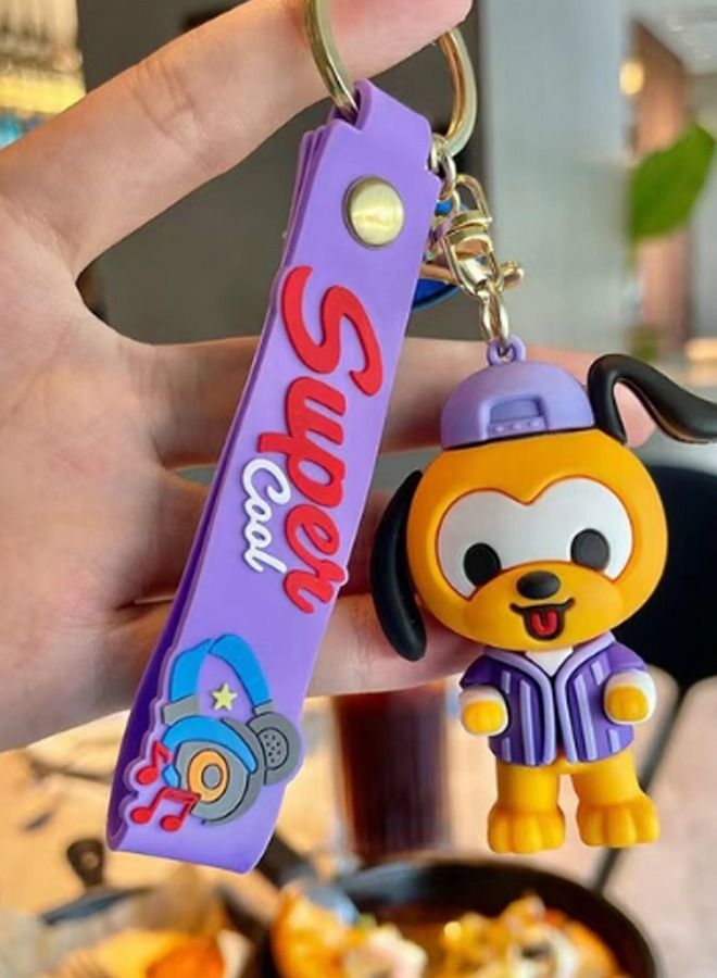 Silicone Multiple Cartoon Keychain