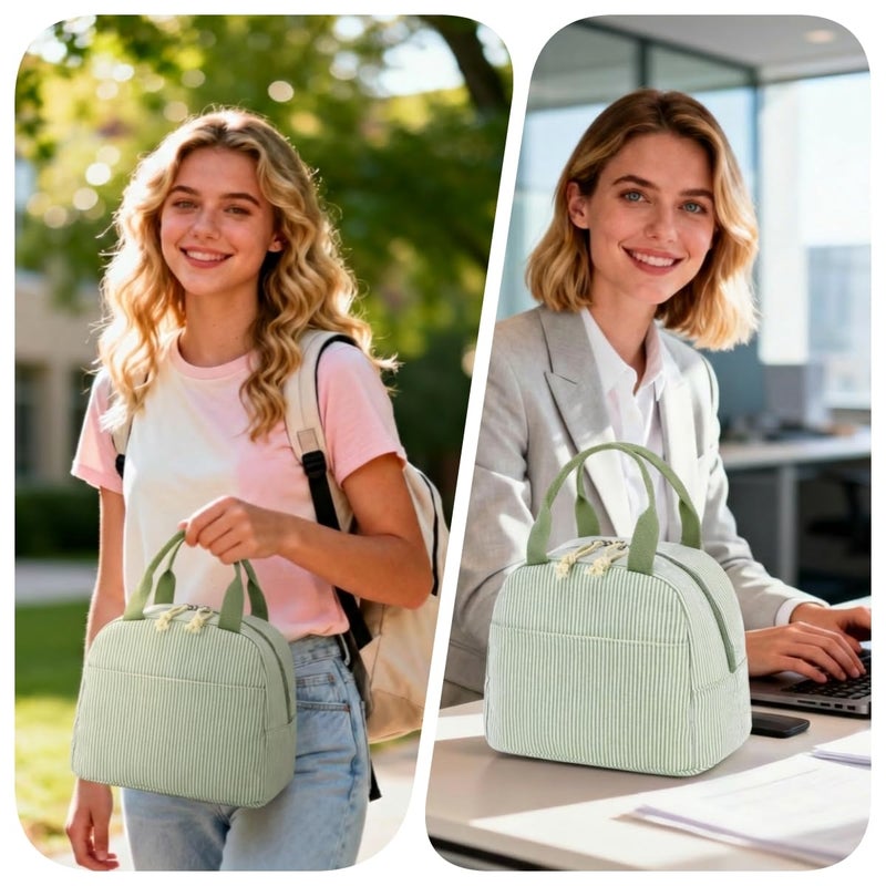 Bluboon Lunch Box for Women Cute Lunch Bag Reusable Insulated Lunch Bags Large Capacity Lunchbox Cooler for Work Picnic or Travel gifts for women - Image 2