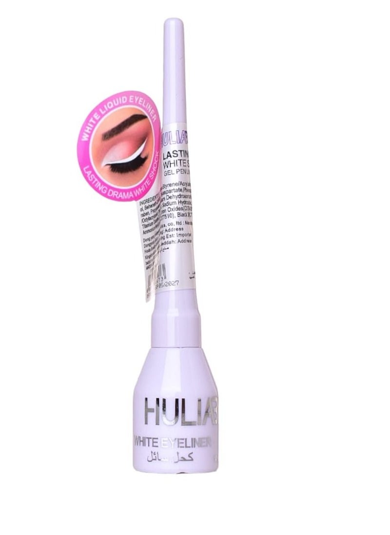 HULIABEAUTY Liquid eyeliner that lasts 24 hours in white color  - Image 1