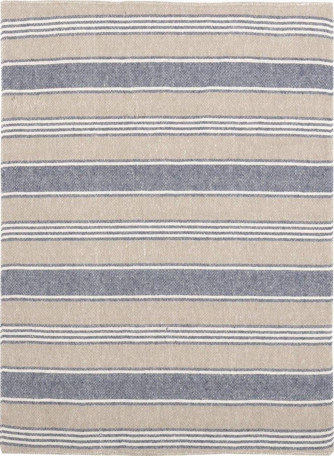 Piper Classics Doylestown Blue Placemats with Appliqued Grain Sack Stripe, Set of 4 Place Mats, Blue & Cream, Rustic Farmhouse, Vintage, Cottage, Country Kitchen Décor - Image 4