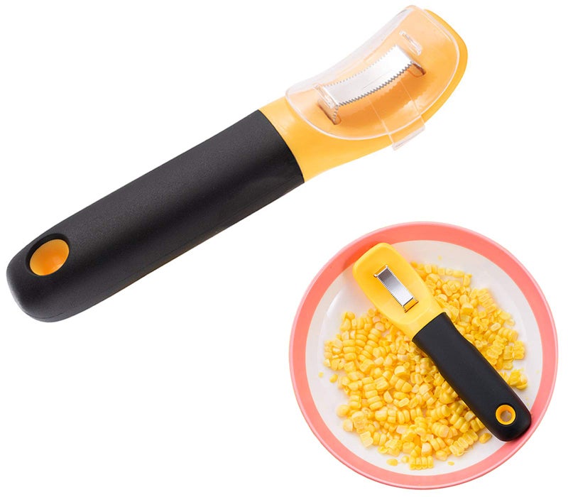 AYCCNH 2 Pack Corn Cob Stripper Tool Professional Corn Sheller Kernel Cutter Corn Peeler Corn Remover Kitchen Tools