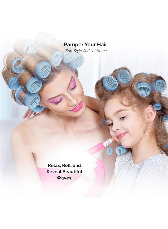 HOMESTAR 6 Pcs Heatless Hair Rollers, Jumbo Size Spiral Rollers for DIY Hair Roller, Lightweight Hair Styling Tools for Home & Salon - Image 3