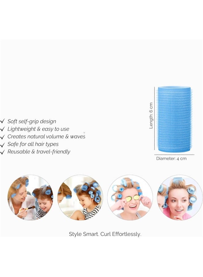 HOMESTAR 6 Pcs Heatless Hair Rollers, Jumbo Size Spiral Rollers for DIY Hair Roller, Lightweight Hair Styling Tools for Home & Salon - Image 5
