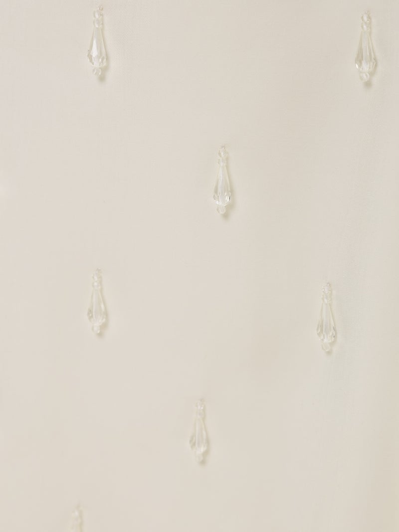 Lichi Maxi dress with loose sleeves and skirt embellishment - Image 5