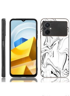 TPU Protection and Hybrid Rigid Clear Back Cover Case Marble for Xiaomi Poco M5 / Xiaomi Poco M4 5G