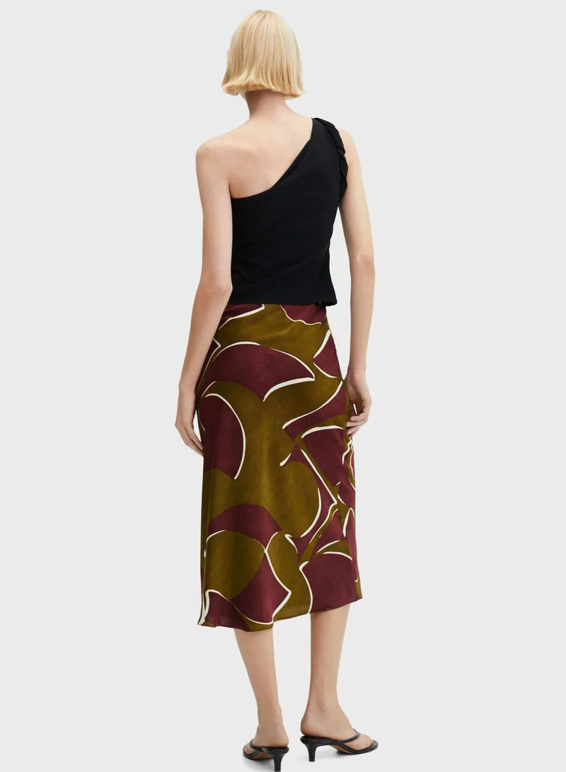 MANGO High Waist Skirt