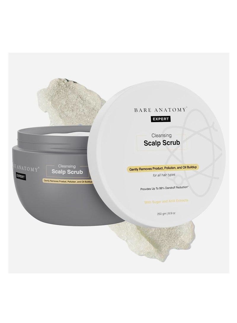 Bare Anatomy Scalp Scrub with Natural AHAs Coconut Sugar 250g - Image 1