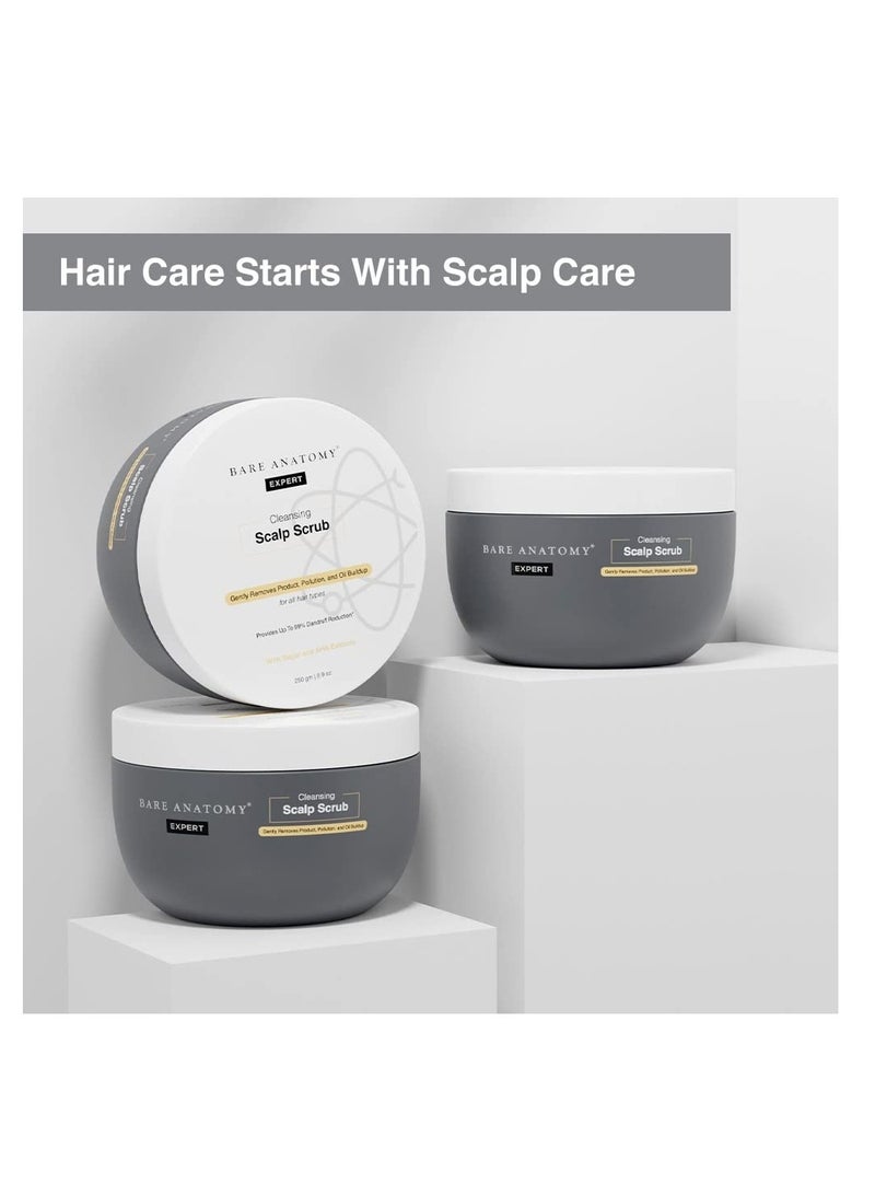 Bare Anatomy Scalp Scrub with Natural AHAs Coconut Sugar 250g - Image 3