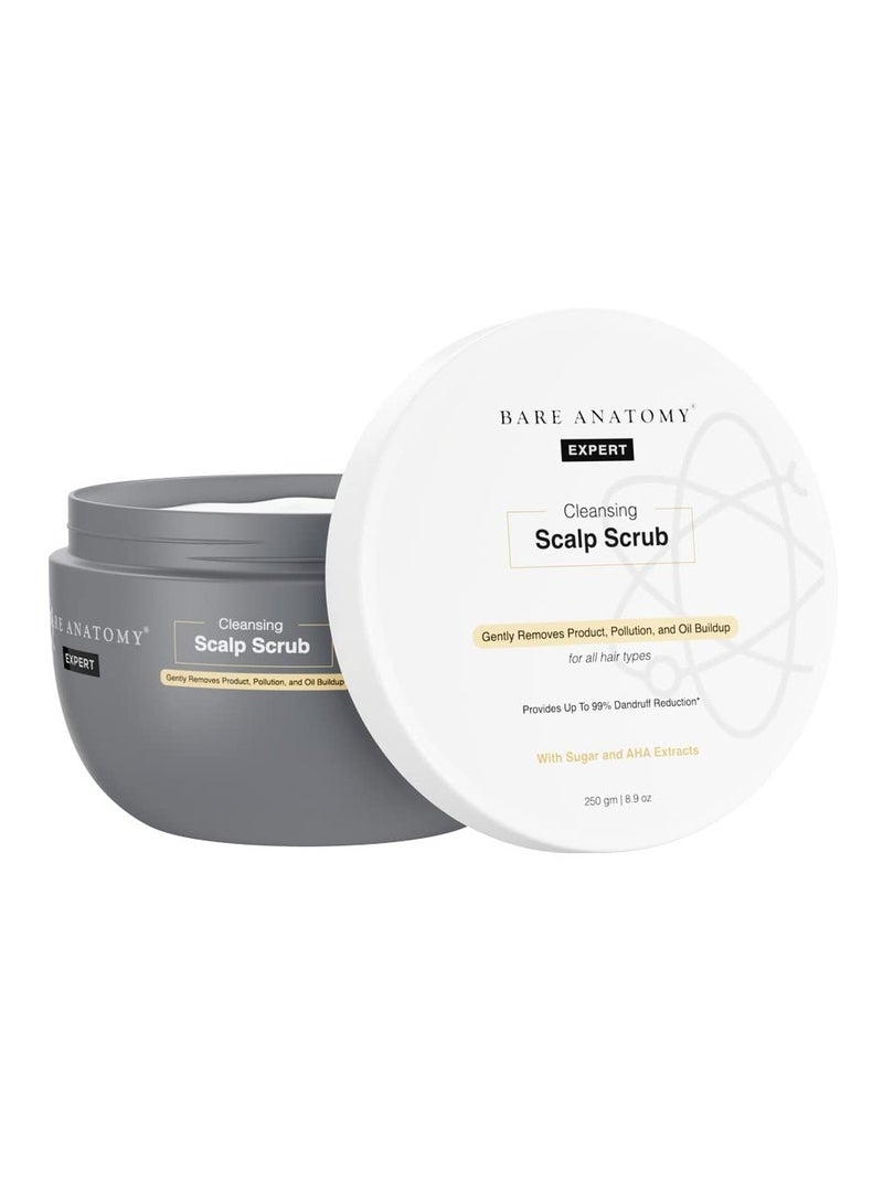 Bare Anatomy Scalp Scrub with Natural AHAs Coconut Sugar 250g - Image 2
