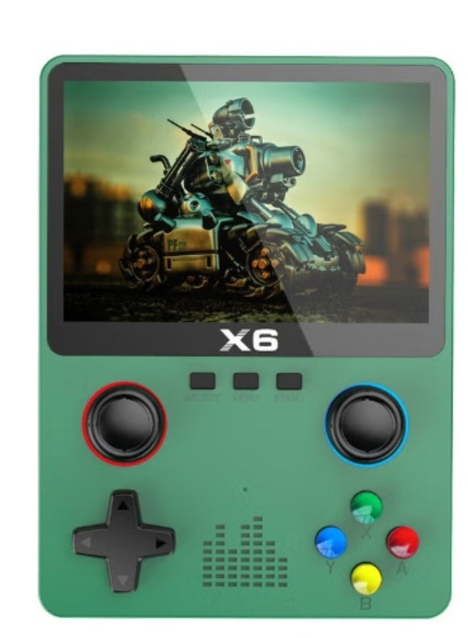 Portable video game console, X6 handheld game controller – retro games with 32GB storage, over 10,000 classic games, 3.5-inch IPS screen, multi-platform emulator, portable and fun for all ages - Image 5