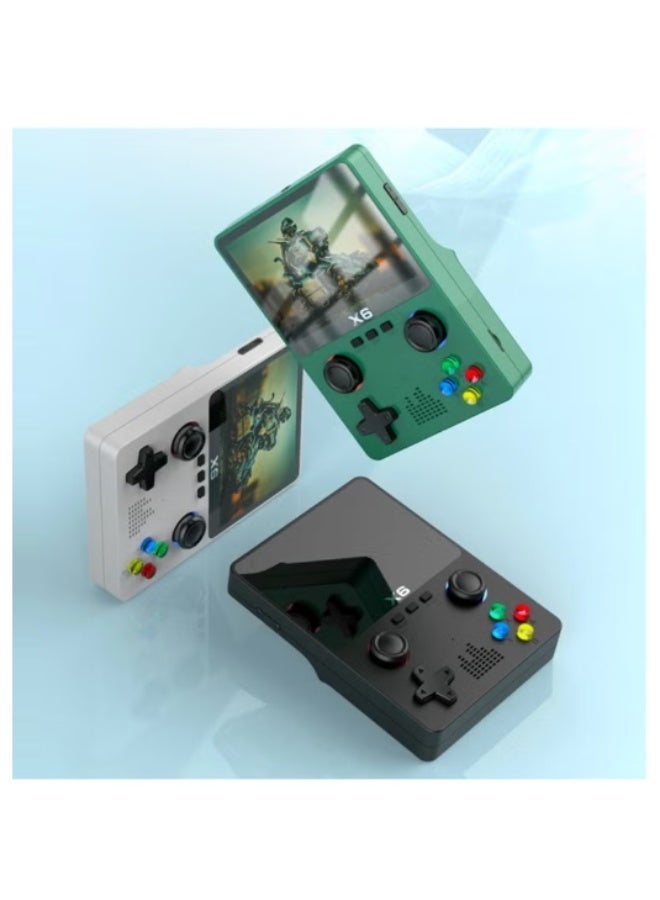 Portable video game console, X6 handheld game controller – retro games with 32GB storage, over 10,000 classic games, 3.5-inch IPS screen, multi-platform emulator, portable and fun for all ages - Image 4