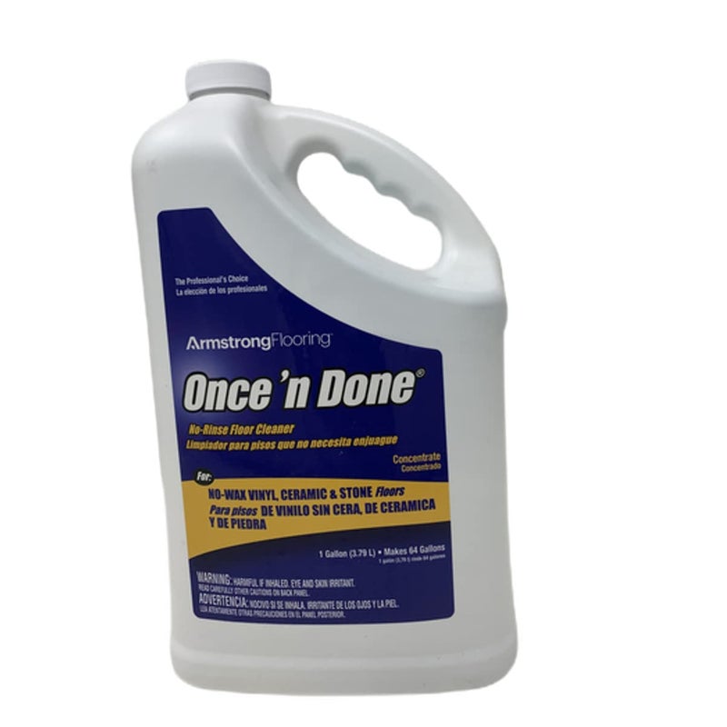 Armstrong 330408 Once 'N Done Concentrated Floor Cleaner, 1-Gallon - Image 1