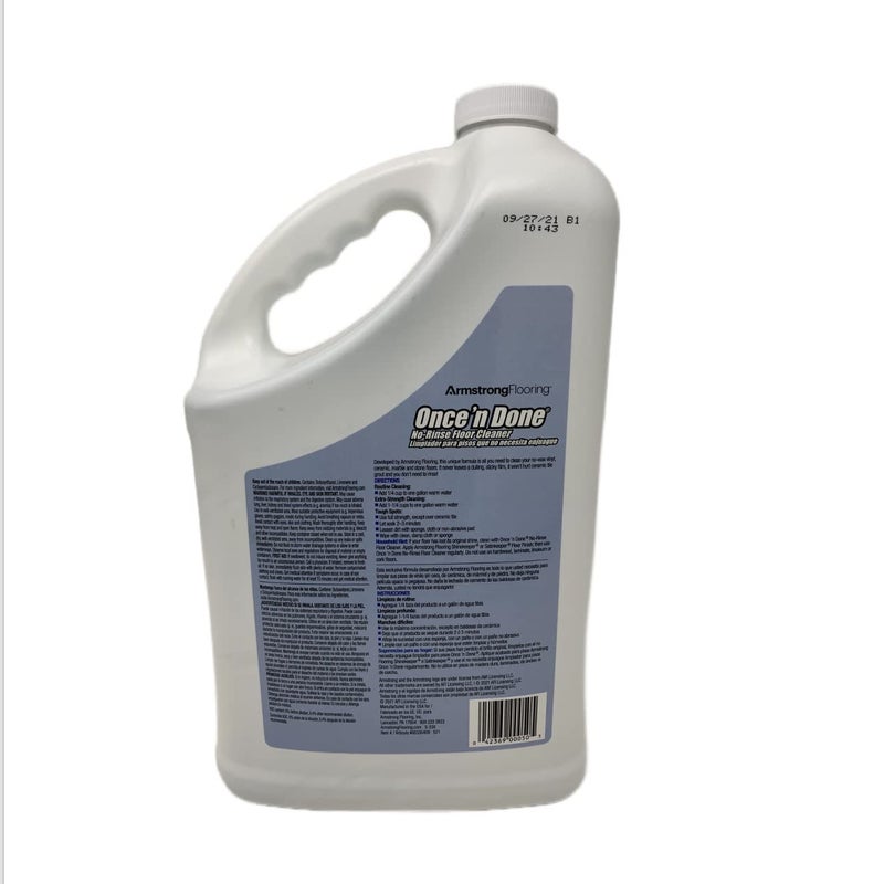 Armstrong 330408 Once 'N Done Concentrated Floor Cleaner, 1-Gallon - Image 2