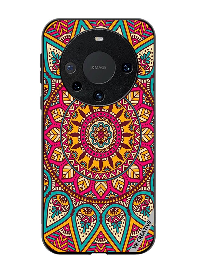 VR CREATIVE Protective Case Cover For Huawei Mate 60 Pro Mandala Design Multicolour - Image 1