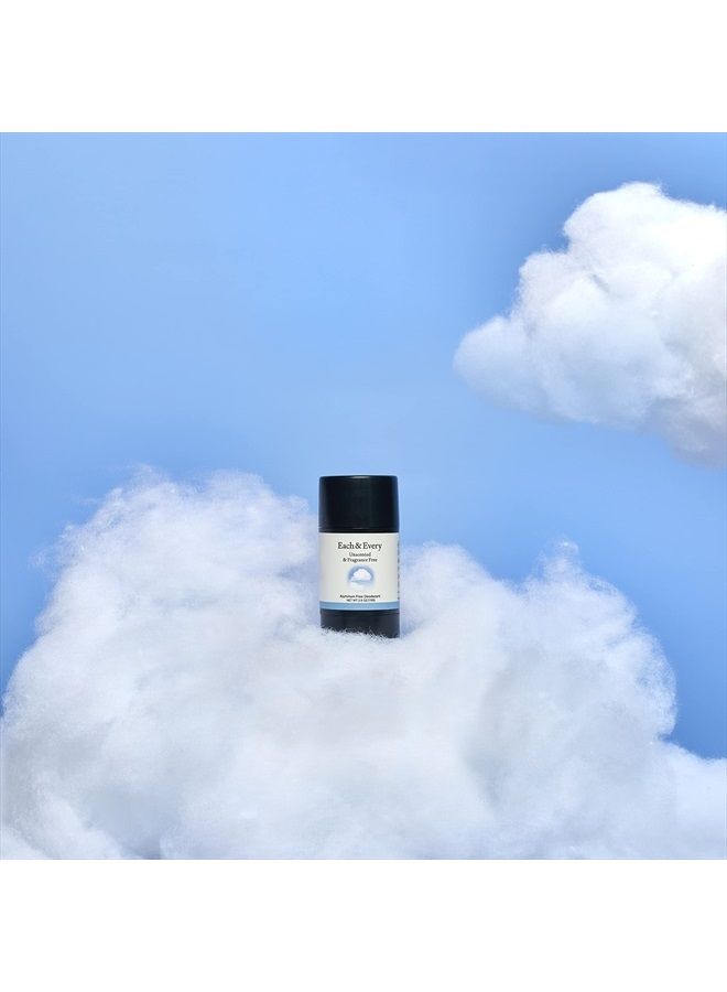 Each & Every مزيل عرق طبيعي خالي من الألمنيوم للبشرة الحساسة مع زيوت أساسية، تعبئة نباتية، خالي من العطور، 2.5 أونصة. - Image 2