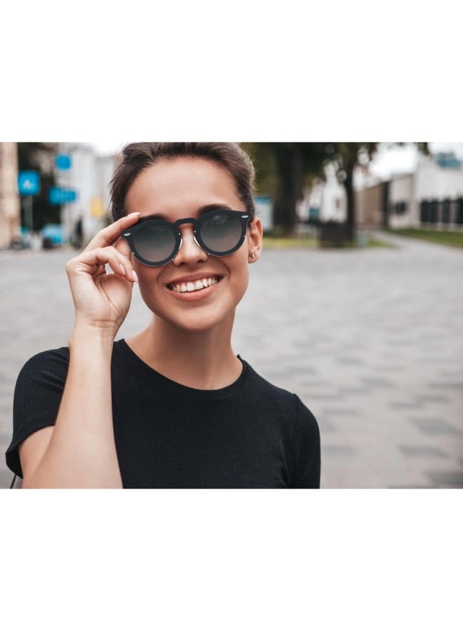Porodo Lifestyle Dale Round Frame Sunglasses with Manual ND Tint Control & UV400 Protection - Image 3