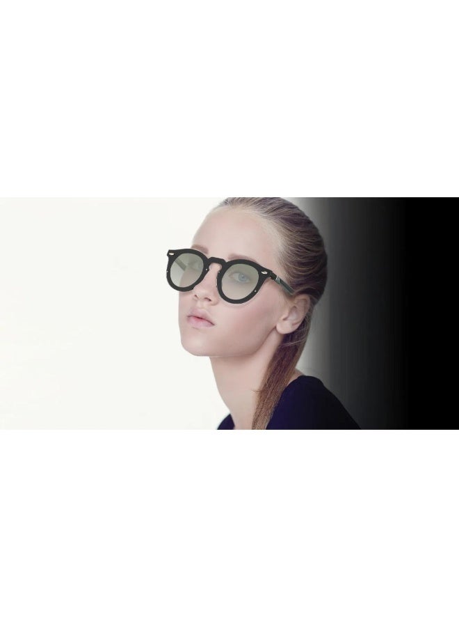 Porodo Lifestyle Dale Round Frame Sunglasses with Manual ND Tint Control & UV400 Protection - Image 5