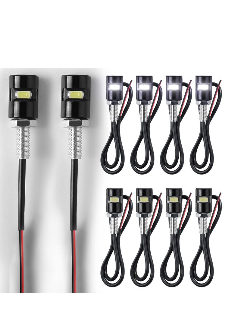 SYOSI 10 Pieces License Plate Light 12V Waterproof Tag Lights Motorcycle Screw Bolt Led Bulb Bright Aluminum Lamp White for Car Truck Bike - Image 1