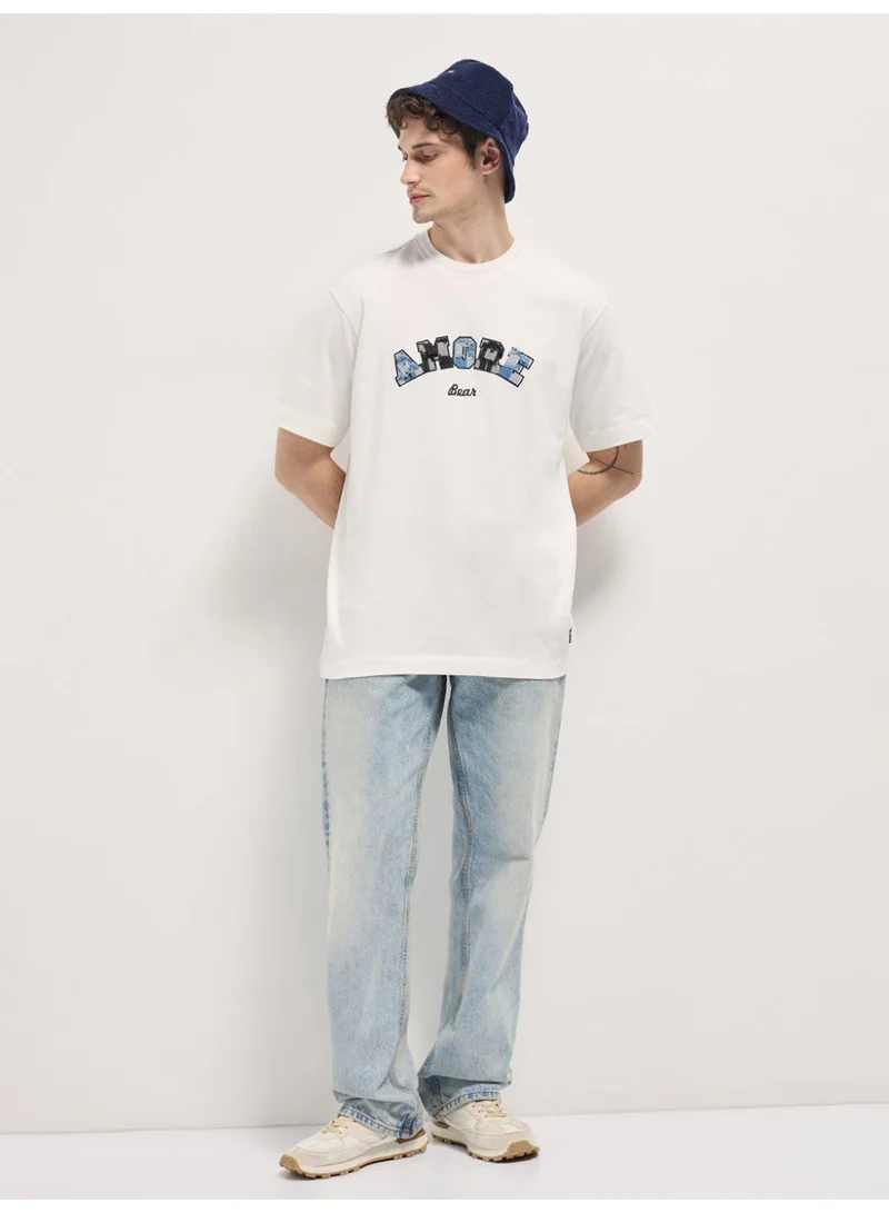 THE BEAR HOUSE Men’s Cotton T-Shirt – Soft, Breathable & Comfortable, Perfect for Casual Wear, Ideal for Everyday & Summer
