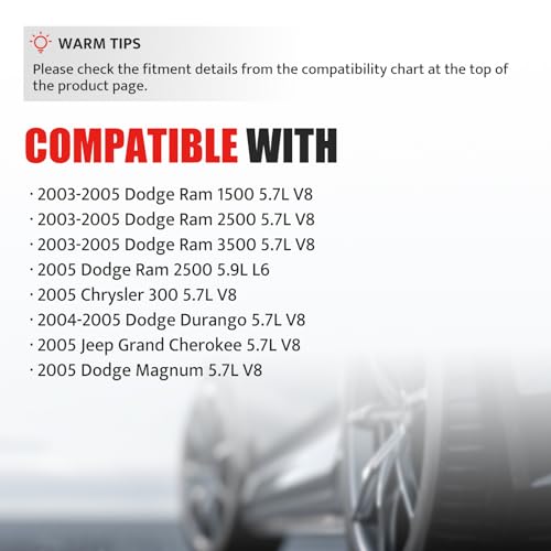 NPAUTO Ignition Coil Pack Replacement for 5.7L V8 Hemi 2003 2004 2005 Dodge Ram 1500 2500 3500, Dodge Durango, 5.7 SLT ST Pickup, UF378, Set of 8 - Image 3